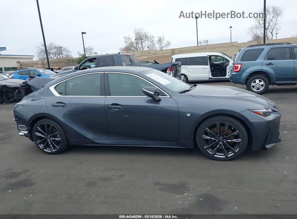 JTHGZ1B26M5045007 2021 LEXUS IS 350 Серый Панорамный вид салона 360°
