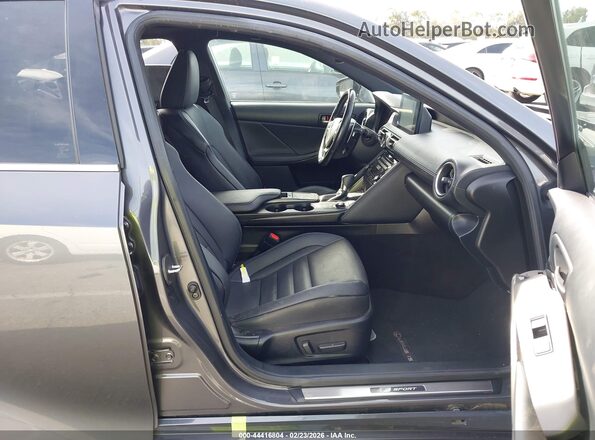 JTHGZ1B27M5044173 2021 LEXUS IS 350 Серый Вид салона спереди
