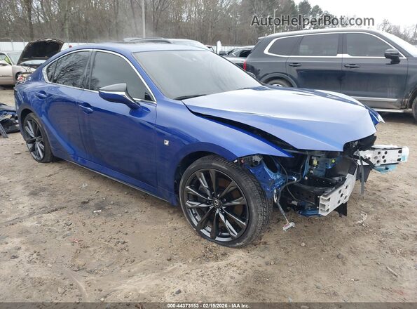 JTHGZ1B2XR5072122 2024 LEXUS IS 350 Синий Передняя правая четверть