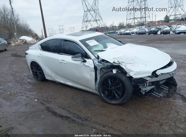 JTHGZ1E20R5035382 2024 LEXUS IS 350 Белый Передняя правая четверть