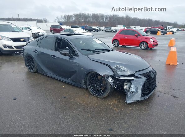 JTHGZ1E24R5035403 2024 LEXUS IS 350 Gray Przód prawy