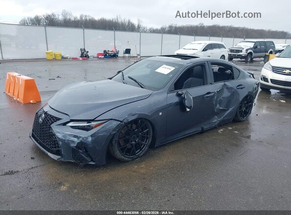 JTHGZ1E24R5035403 2024 LEXUS IS 350 Gray Przód lewy