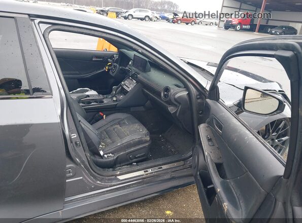 JTHGZ1E24R5035403 2024 LEXUS IS 350 Gray Widok wnętrza z przodu