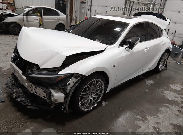 JTHGZ1E25M5021549 2021 LEXUS IS 350 Белый Передняя левая четверть
