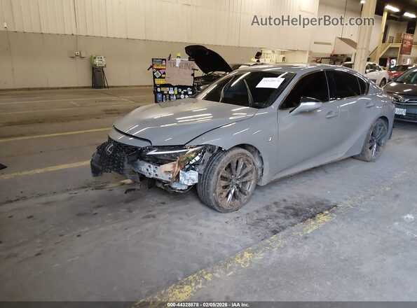 JTHGZ1E26R5036052 2024 LEXUS IS 350 Серый Передняя левая четверть