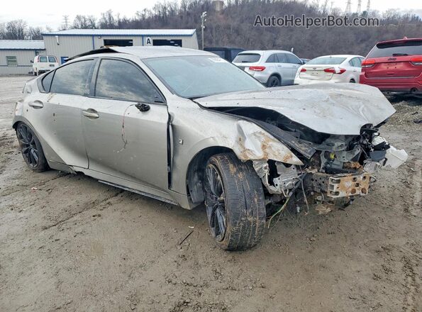 JTHGZ1E28M5022503 2021 LEXUS IS Silver Przód prawy
