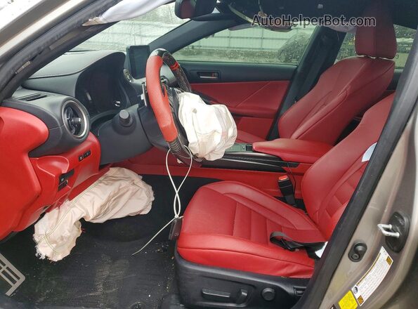 JTHGZ1E28M5022503 2021 LEXUS IS Silver Widok wnętrza z przodu
