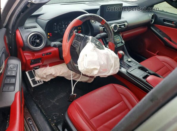 JTHGZ1E28M5022503 2021 LEXUS IS Silver Widok deski rozdzielczej