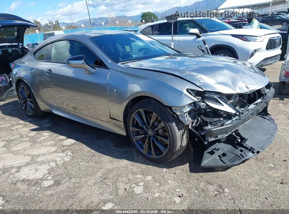 JTHGZ5BC4S5028493 2025 LEXUS RC 350 Серебряный Передняя правая четверть