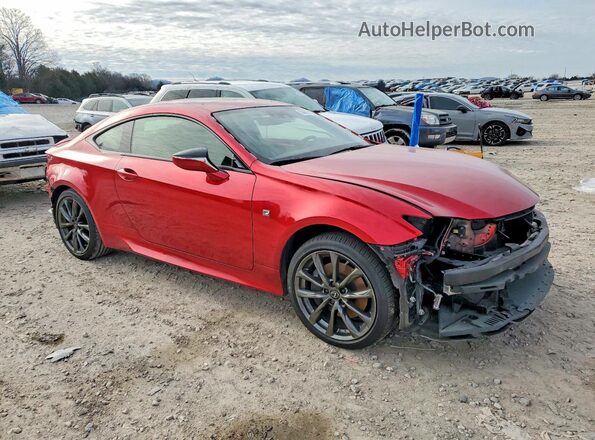JTHGZ5DC2M5010672 2021 LEXUS RC Красный Передняя правая четверть