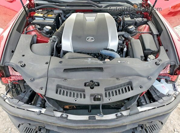 JTHGZ5DC2M5010672 2021 LEXUS RC Красный Вид задней части салона