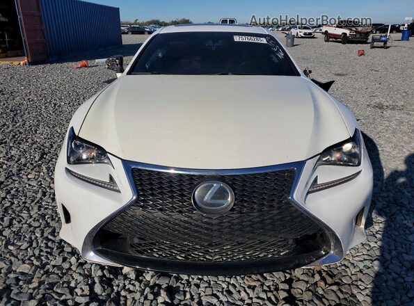 JTHHA5BC0H5004941 2017 LEXUS RC Белый Вид спереди