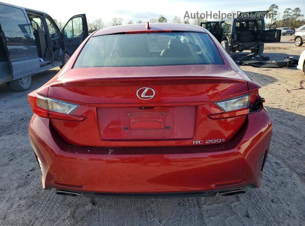 JTHHA5BC0H5005426 2017 LEXUS RC Красный Вид сзади