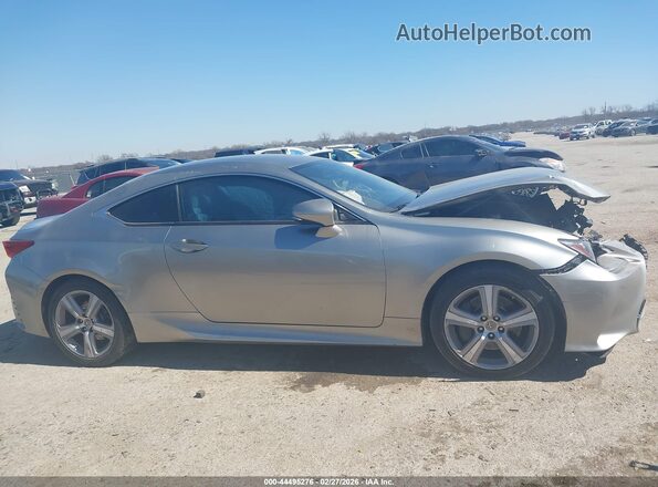 JTHHA5BC1G5003053 2016 LEXUS RC 200T Gray Widok zestawu wskaźników
