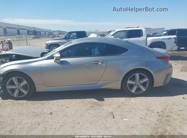JTHHA5BC1G5003053 2016 LEXUS RC 200T Gray Widok wnętrza z tyłu