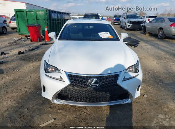 JTHHA5BC2G5003983 2016 LEXUS RC 200T Белый Вид задней части салона