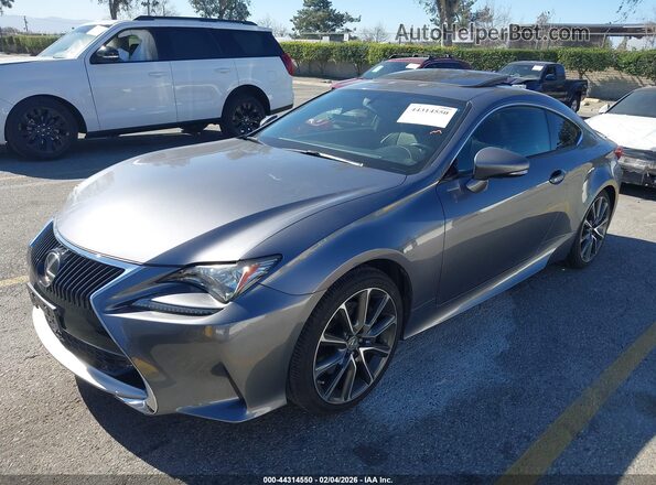 JTHHA5BC3H5005050 2017 LEXUS RC 200T Серый Передняя левая четверть