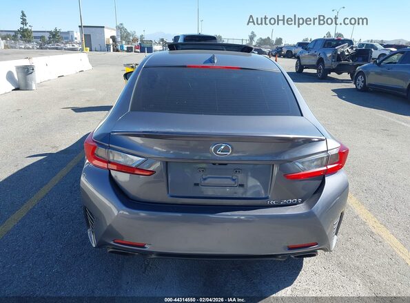 JTHHA5BC3H5005050 2017 LEXUS RC 200T Серый 
