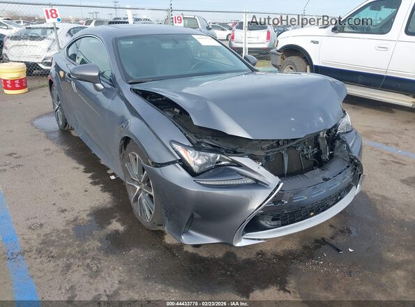 JTHHA5BC3H5007414 2017 LEXUS RC 200T Silver Przód prawy