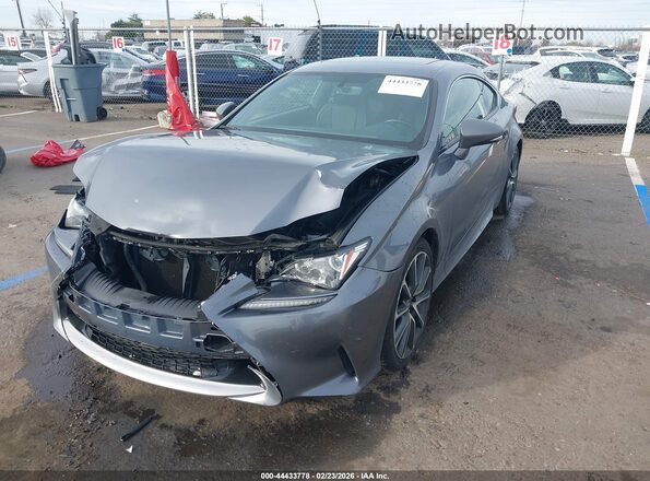 JTHHA5BC3H5007414 2017 LEXUS RC 200T Silver Przód lewy