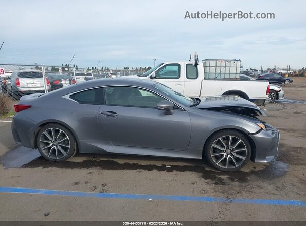 JTHHA5BC3H5007414 2017 LEXUS RC 200T Silver Widok wnętrza z tyłu
