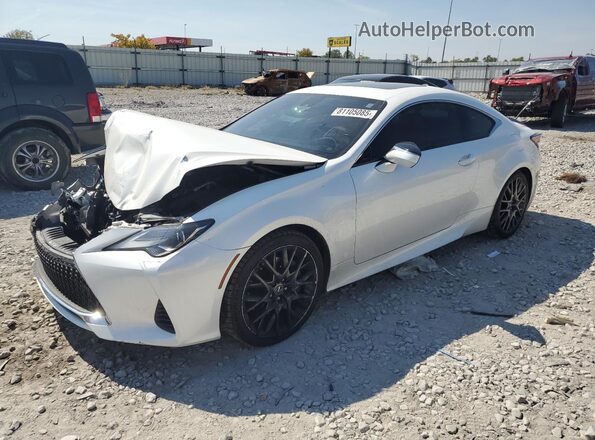 JTHHA5BC4K5009292 2019 LEXUS RC Белый Передняя левая четверть