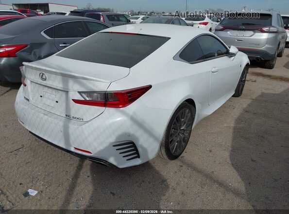 JTHHA5BC6H5007519 2017 LEXUS RC 200T Белый Задняя правая четверть