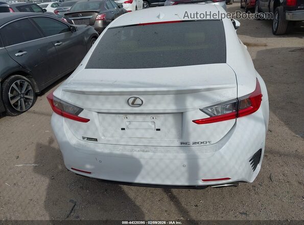 JTHHA5BC6H5007519 2017 LEXUS RC 200T Белый 
