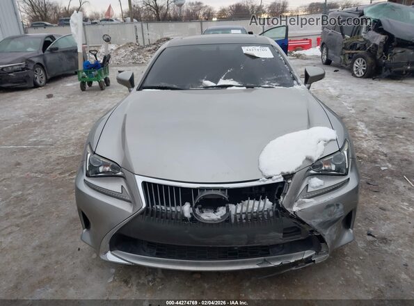 JTHHA5BC9G5000627 2016 LEXUS RC 200T Бежевый Вид щитка приборов