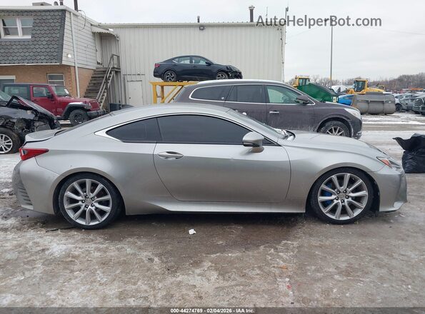 JTHHA5BC9G5000627 2016 LEXUS RC 200T Бежевый Вид задней части салона