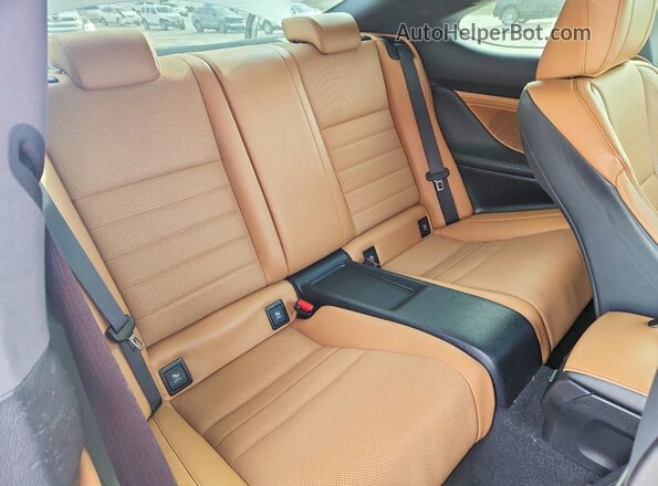 JTHHA5BC9G5003236 2016 LEXUS RC Gray Vista de los asientos traseros