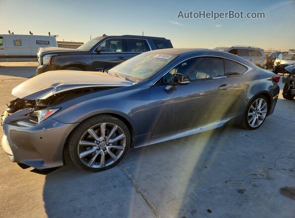 JTHHE5BC6G5012576 2016 LEXUS RC Серый Передняя левая четверть