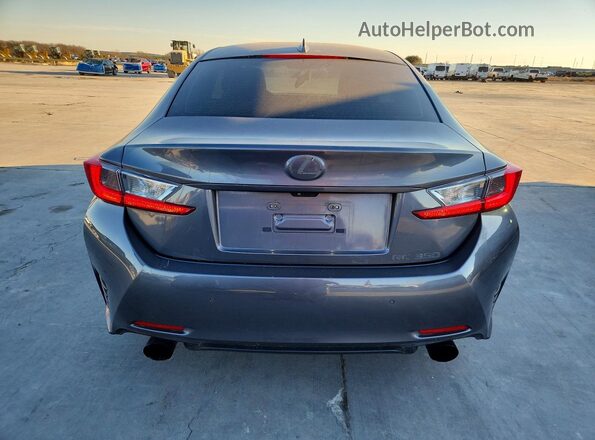 JTHHE5BC6G5012576 2016 LEXUS RC Серый Вид сзади