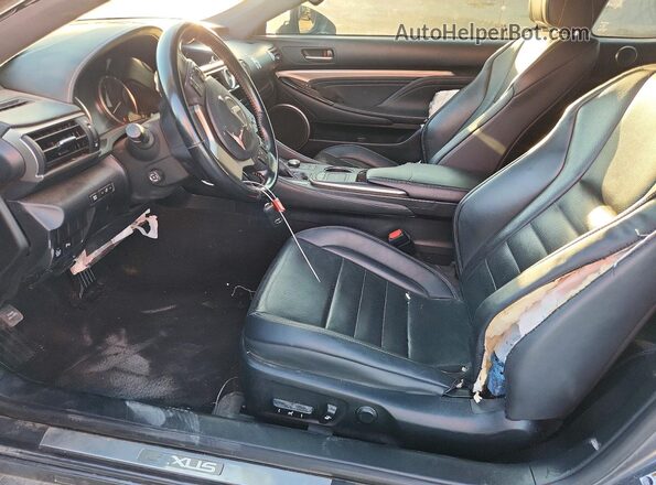 JTHHE5BC6G5012576 2016 LEXUS RC Серый Вид салона спереди