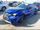 2016 Lexus Rc 350   Синий vin: JTHHE5BC7G5012277