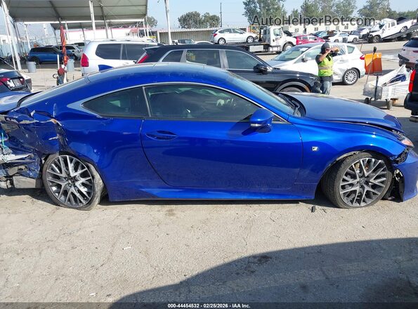 JTHHE5BC7G5012277 2016 LEXUS RC 350 Синий Вид задней части салона