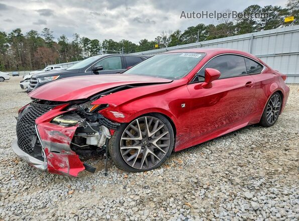 JTHHE5BCXH5015112 2017 LEXUS RC Красный Передняя левая четверть