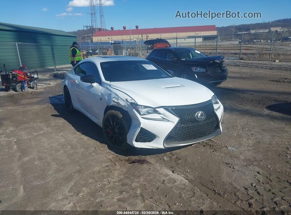 JTHHP5BC0G5005469 2016 LEXUS RC-F Белый Передняя правая четверть