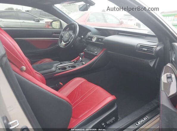 JTHHP5BC8G5004960 2016 LEXUS RC-F Silver Widok wnętrza z przodu