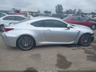 2016 Lexus Rc F   Silver vin: JTHHP5BC8G5004960