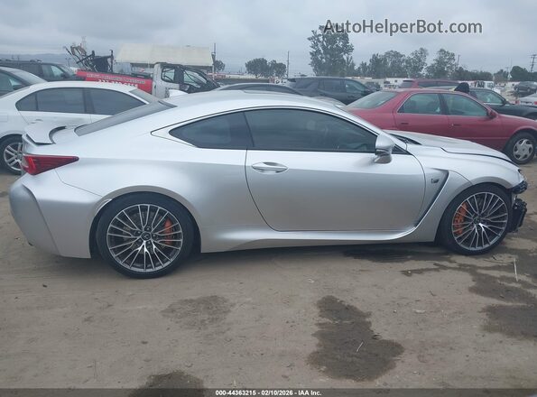 JTHHP5BC8G5004960 2016 LEXUS RC-F Silver Widok wnętrza z tyłu