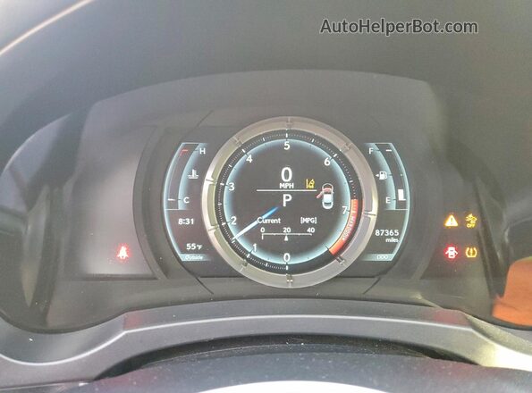 JTHHZ5BC0K5021366 2019 LEXUS RC Серый Вид щитка приборов