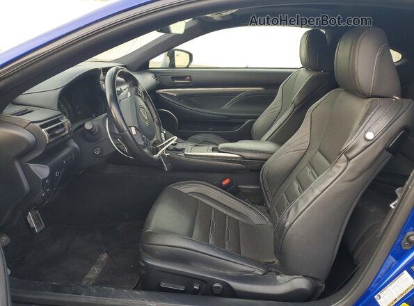 JTHHZ5BC3K5020048 2019 LEXUS RC Синий Вид салона спереди