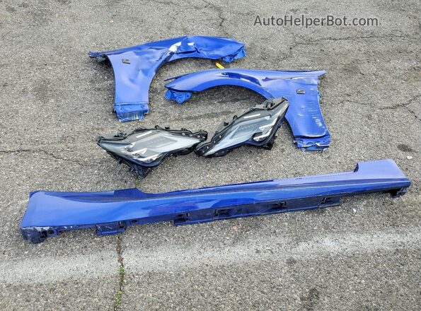 JTHHZ5BC3K5020048 2019 LEXUS RC Синий Вид подкапотного пространства