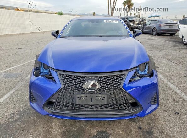 JTHHZ5BC3K5020048 2019 LEXUS RC Синий Вид спереди
