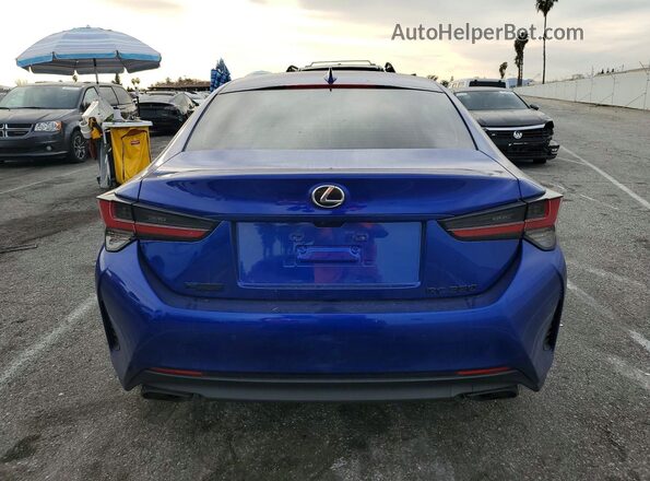 JTHHZ5BC3K5020048 2019 LEXUS RC Синий Вид сзади
