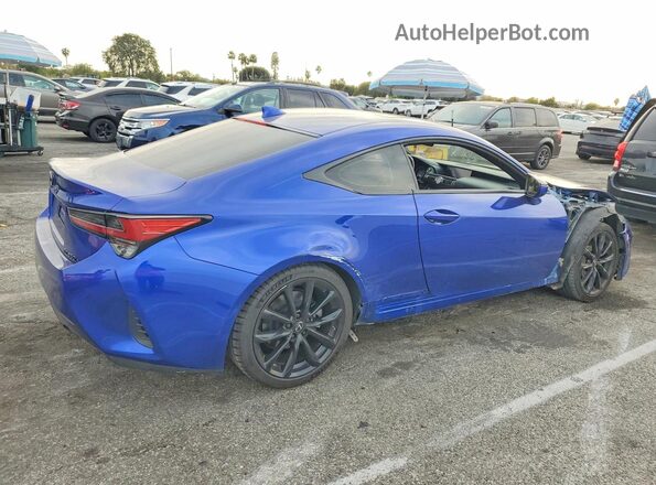 JTHHZ5BC3K5020048 2019 LEXUS RC Синий Задняя правая четверть