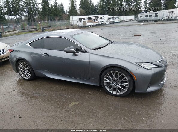 JTHHZ5BC7K5019498 2019 LEXUS RC 350 Серый Вид задней части салона