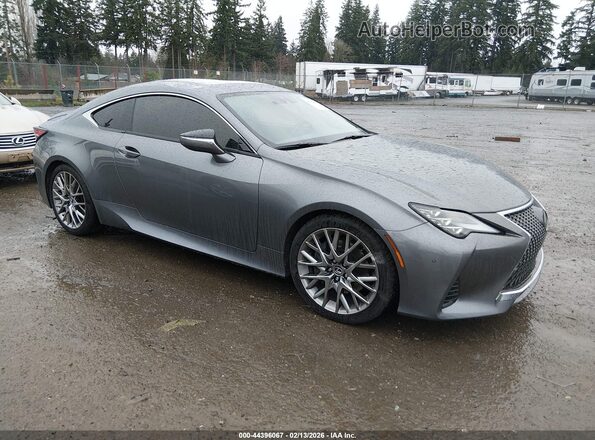 JTHHZ5BC7K5019498 2019 LEXUS RC 350 Серый Передняя правая четверть