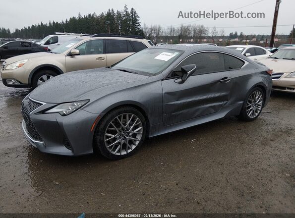 JTHHZ5BC7K5019498 2019 LEXUS RC 350 Серый Передняя левая четверть